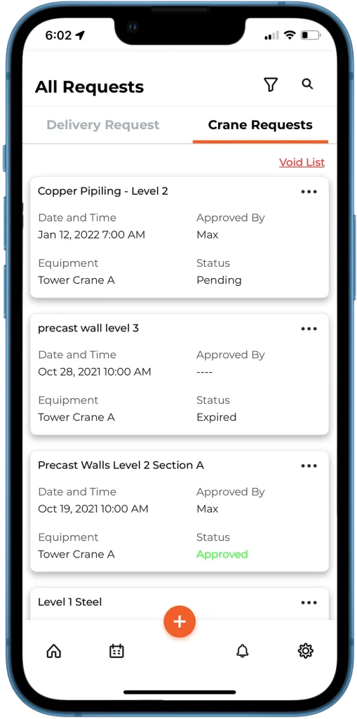 Follo App on iPhone showing All Requests