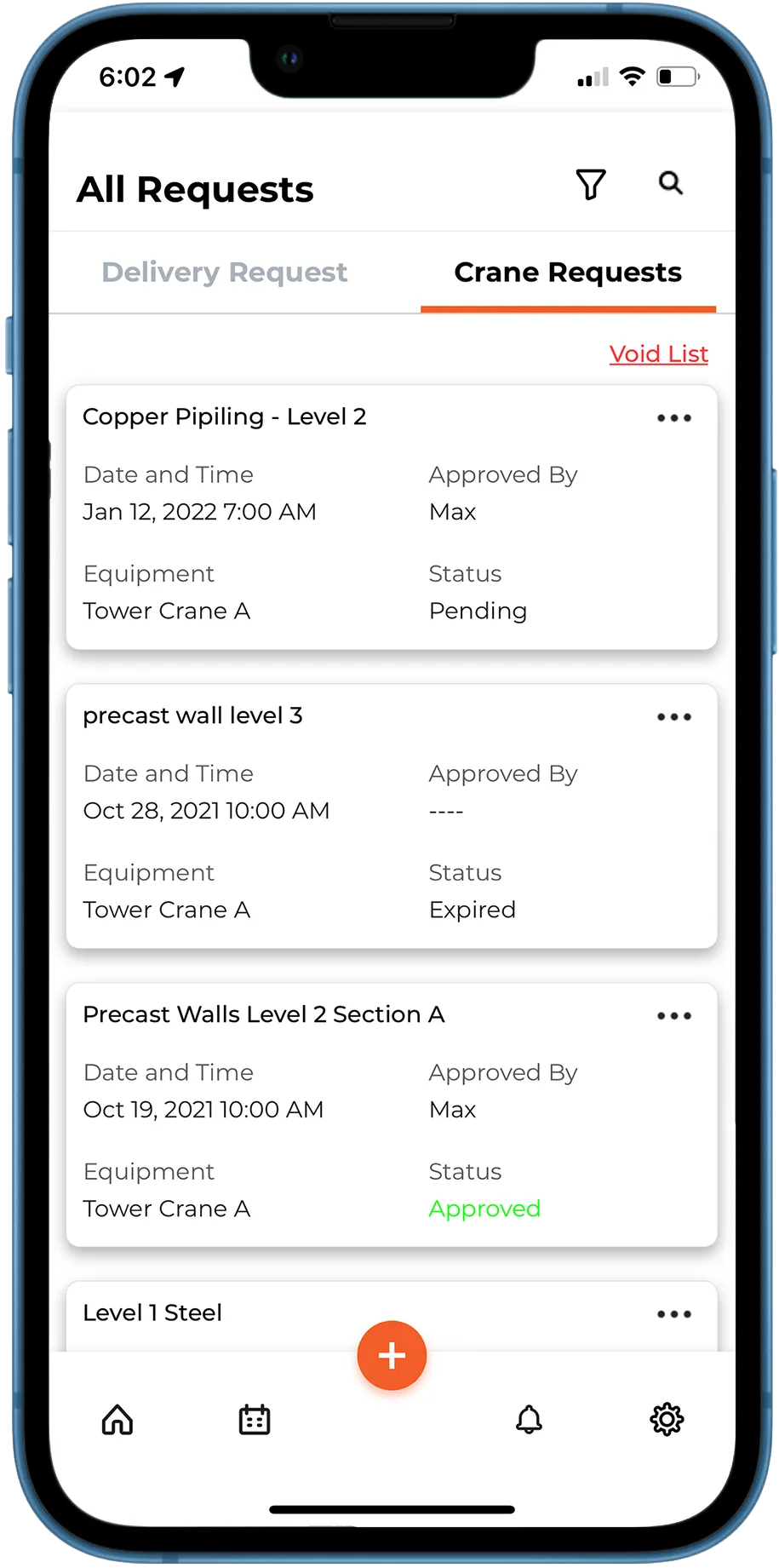 Follo App on iPhone showing All Requests
